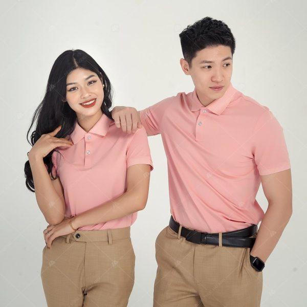 Áo thun nam POLO trơn vải cá sấu cotton cao cấp ngắn tay tông màu cực sang trọng lịch lãm