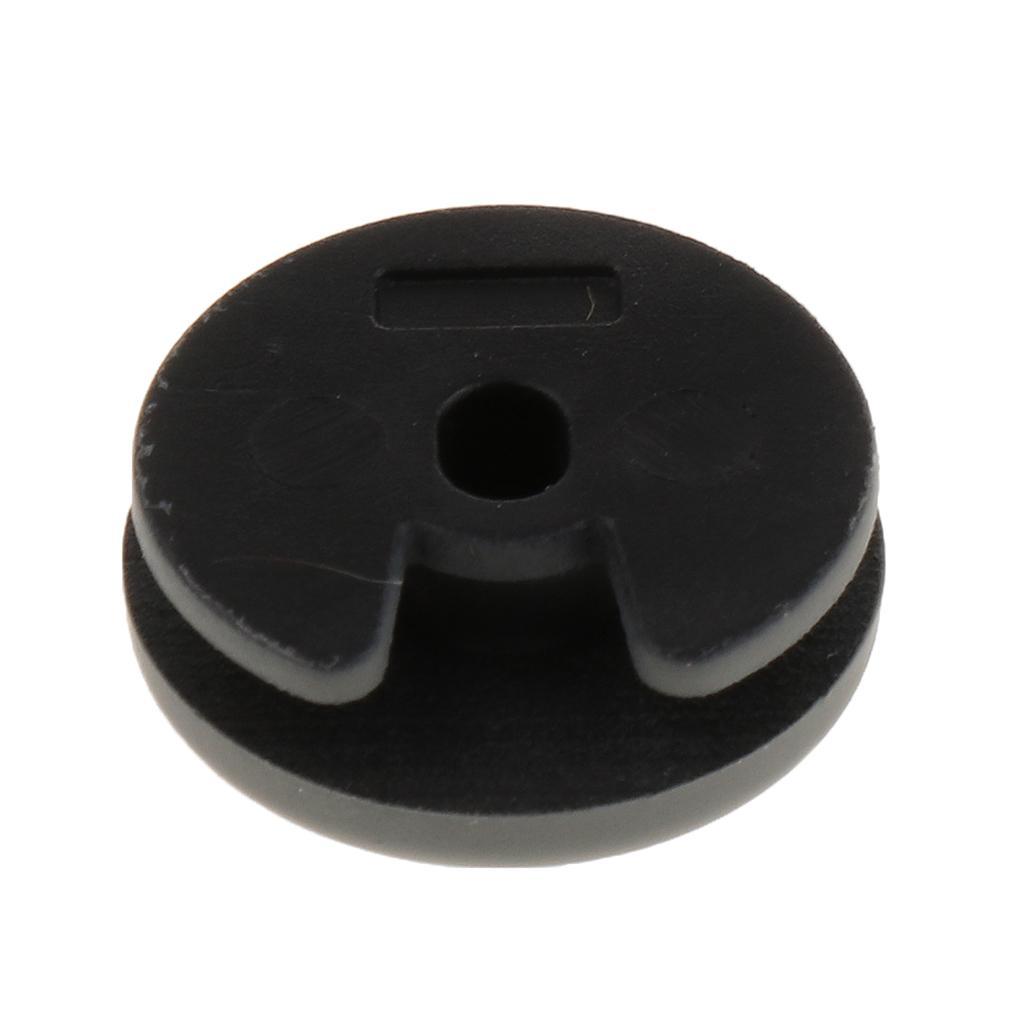 2 Pieces 3D Analog Joystick Cover Thumbstick Thumb Stick Cap Nub for Nintendo 2DS 3DS 3DS XL LL New 3DS New 3DS XL LL - Black+Gray
