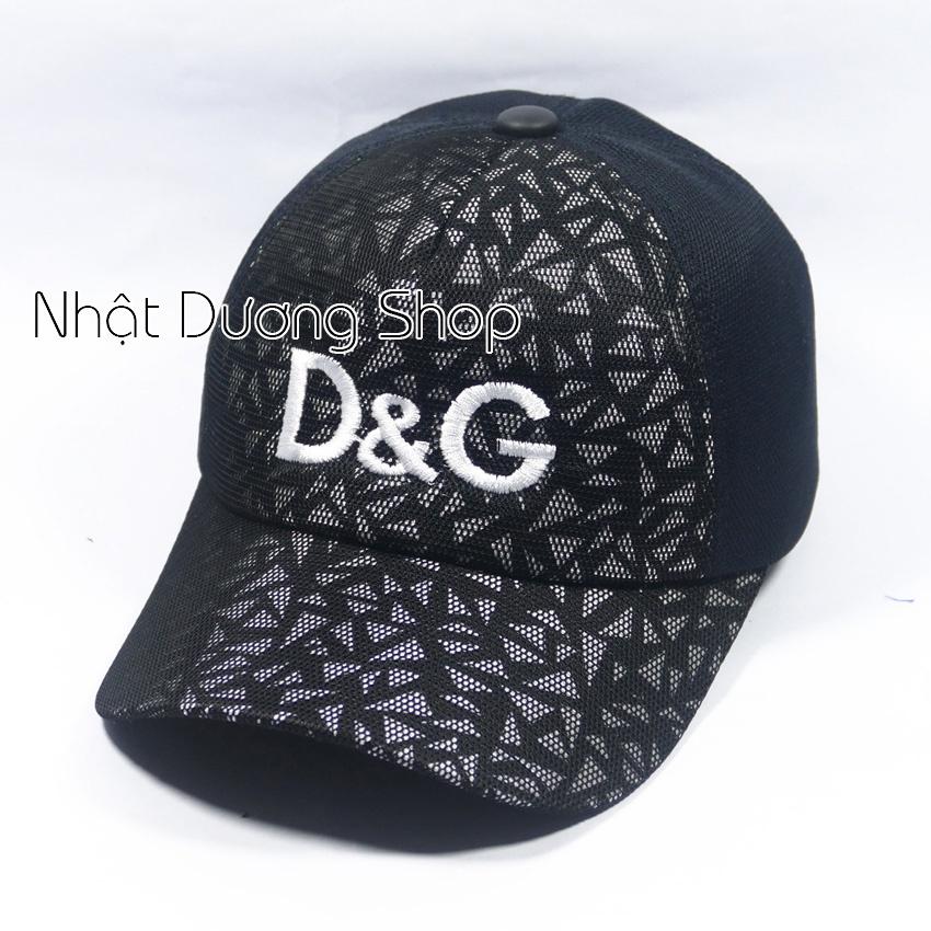 Nón kết lưới d&g chất liệu lưới thoáng mát, tạo cảm giắc thoải mái cho người đội