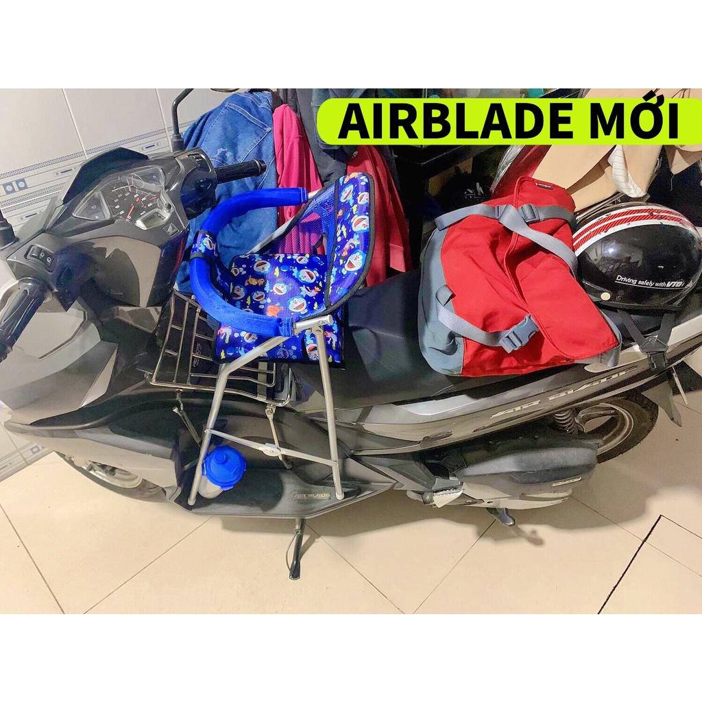 Ghế ngồi xe Airblade (2014-2023) cho bé , GHẾ GA XẾP SẮT SƠN TĨNH ĐIỆN