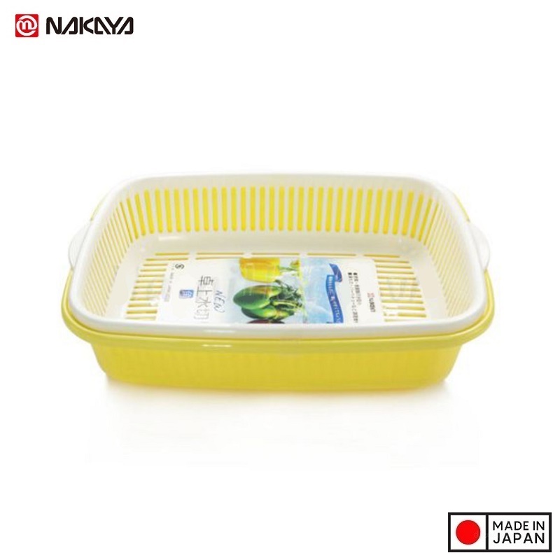 Bộ khay đựng rau củ chữ nhật Nakaya 1.7L - Hàng nội địa Nhật Bản nhập khẩu chính hãng