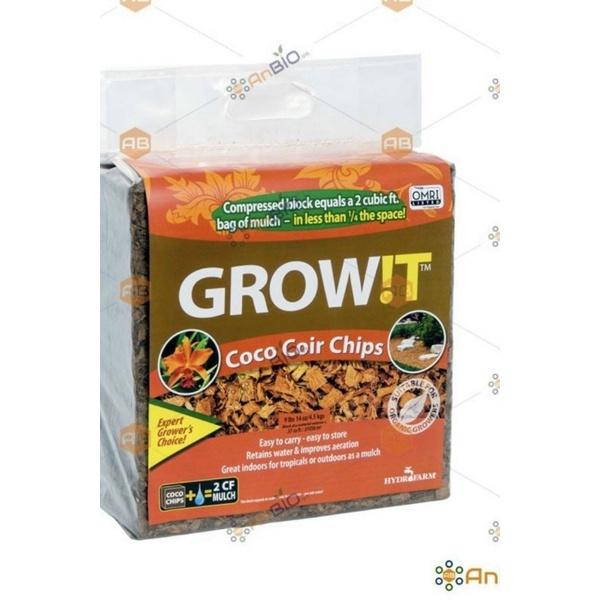 SƠ DỪA ĐÓNG KIỆN Grow!t Coco Coir Chips  , LÀM GIÁ THỂ TRỒNG CÂY, HOA , HOA LAN ,THÚC ĐẨY PHÁT TRIỂN CỦA