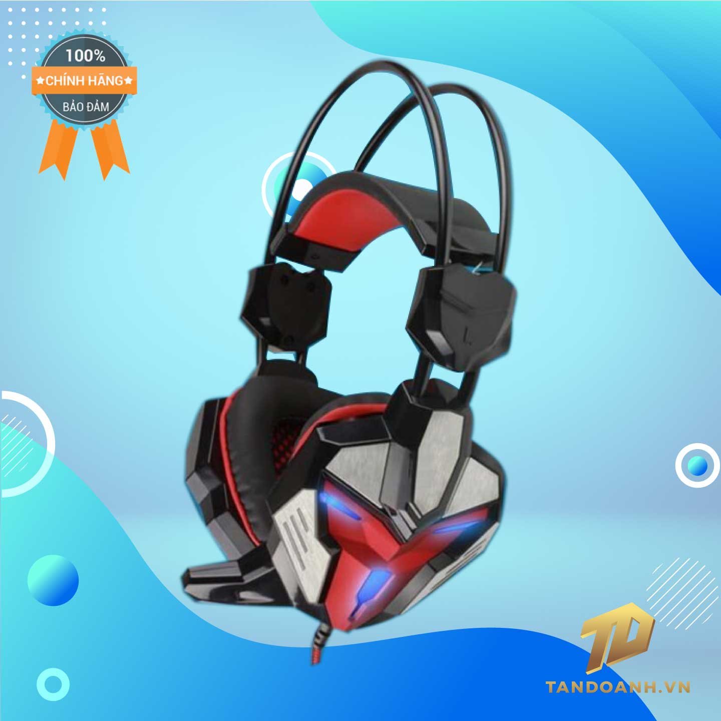 TAI NGHE FoxXray Glare Red -3D Precision Gaming Headset_ HÀNG CHÍNH HÃNG