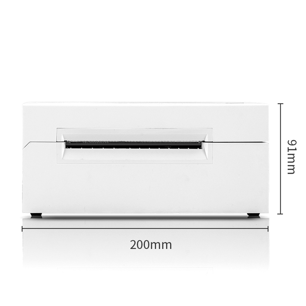 Máy in nhiệt in đơn hàng tem mã vạch vận đơn khổ A6 100x150mm Deli - Kết nối USB, tốc độ in 1 đơn/s DL-770D Hàng chính hãng