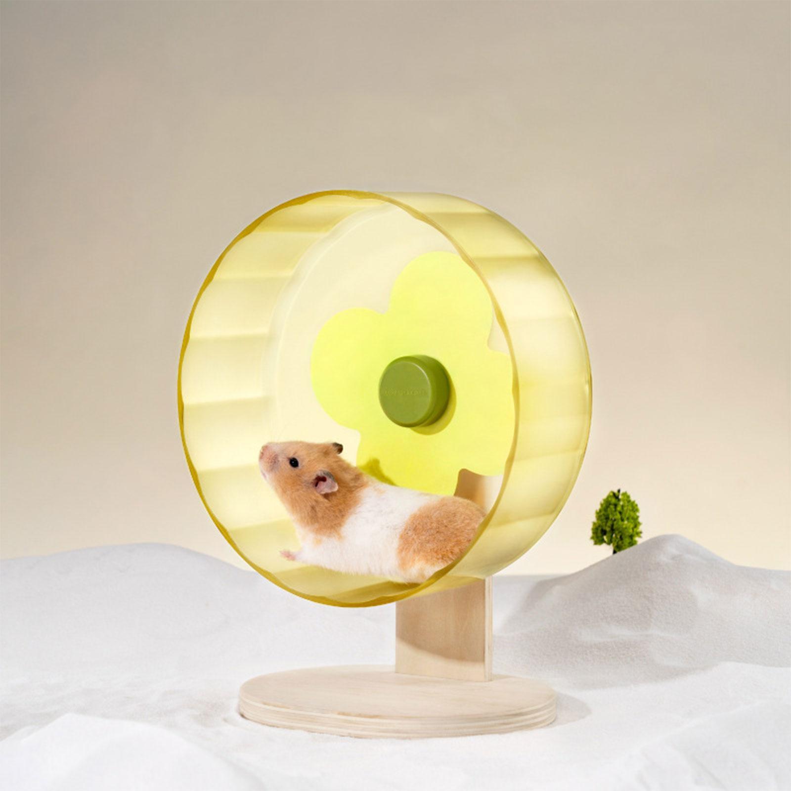 Hamster Exercise Wheel Silent 22cm Guinea Pig Running Toy Stable Adjustable