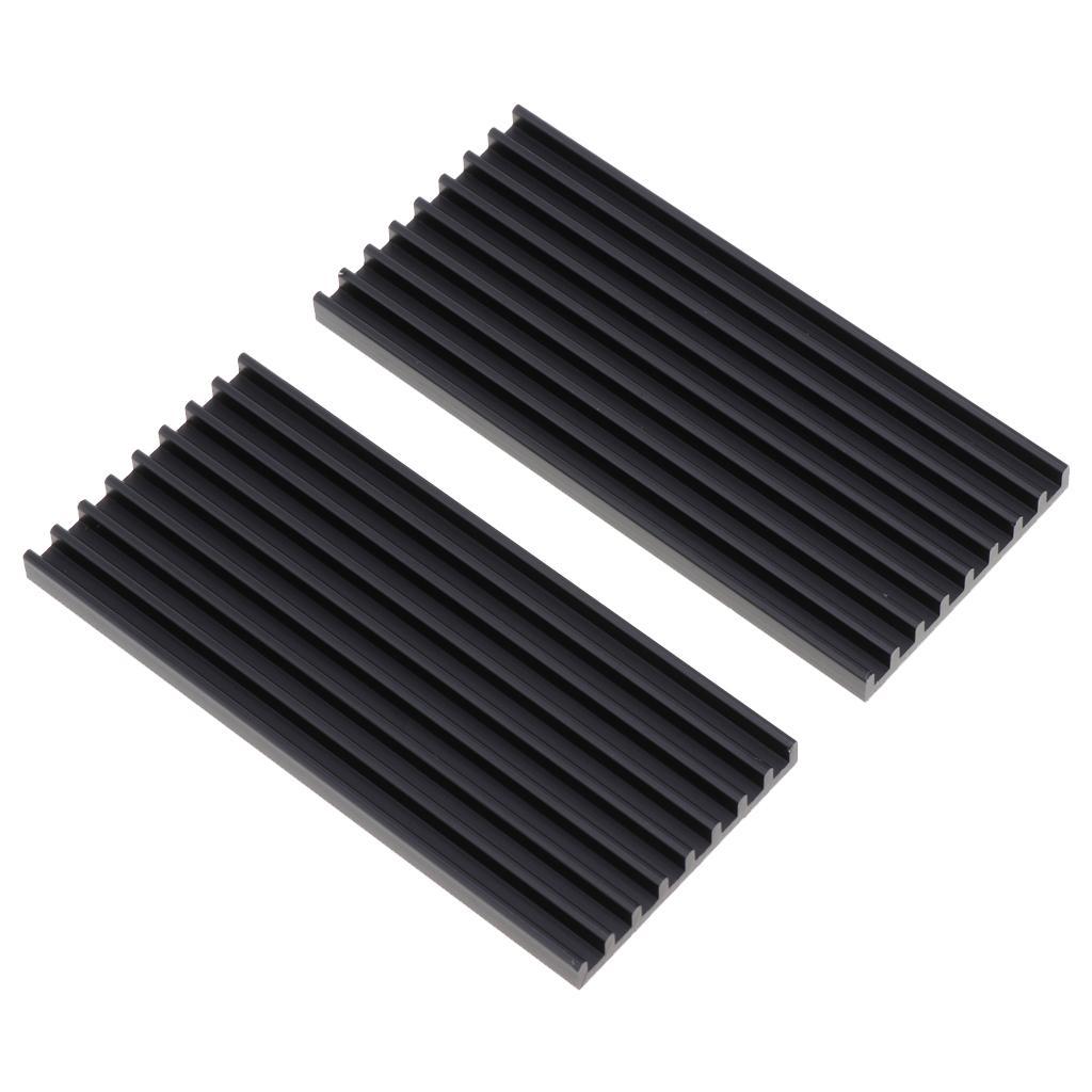 Mini CPU Cooling Fan Heat Sink with Screws & VGA RAM Cooler Pad Shim for