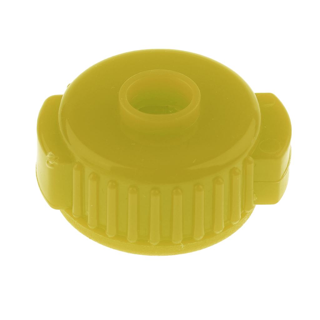 3 Pieces Quick Release Cymbal Plastic Nut for Percussion Instrument Parts Yellow