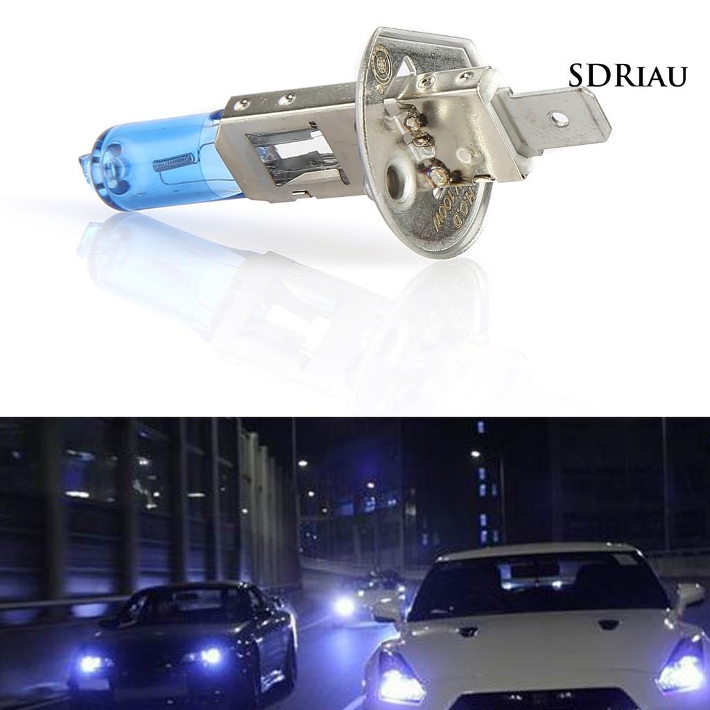 2 Bóng Đèn Halogen Siêu Sáng H1 12v 100w 6000k Cho Xe Hơi Xe Tải
