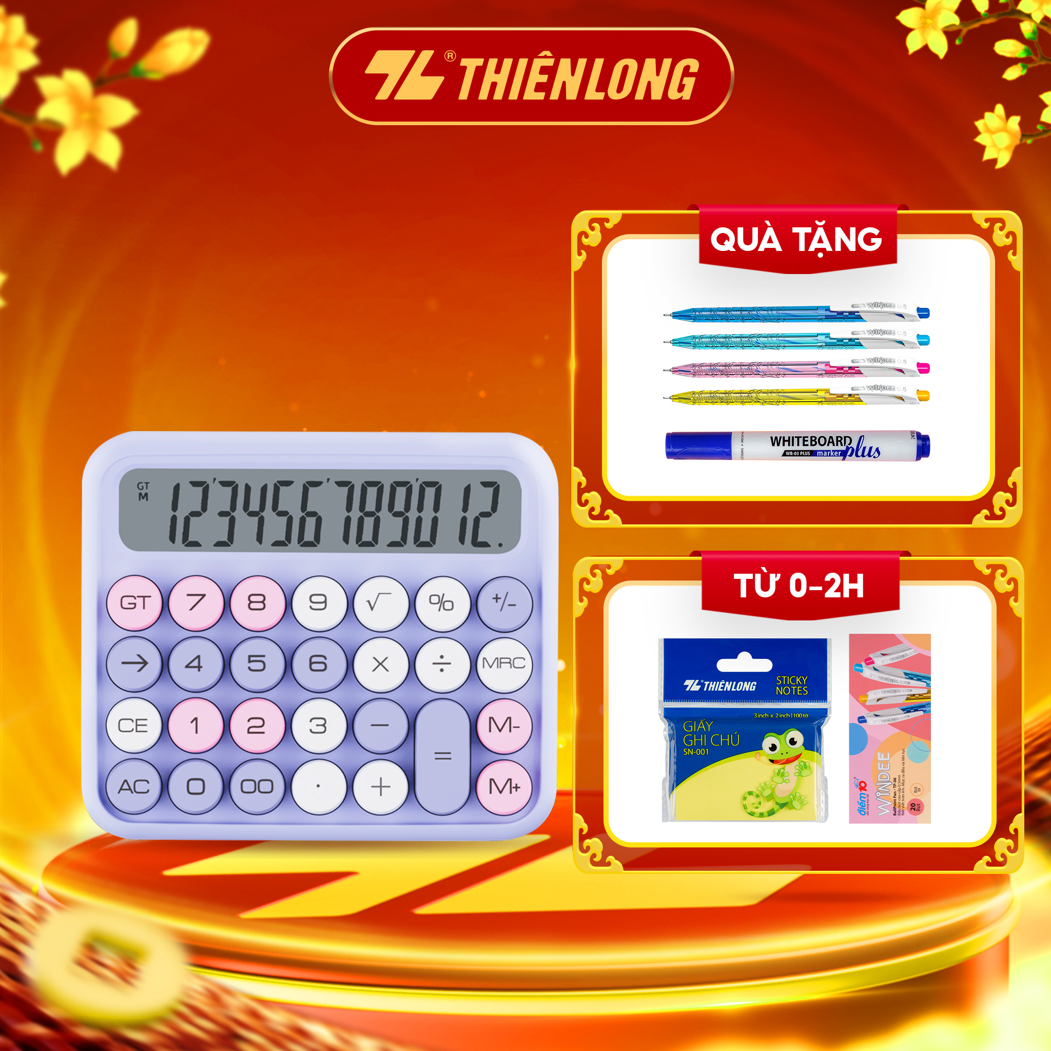 Máy tính văn phòng Thiên Long Flexio CAL-011