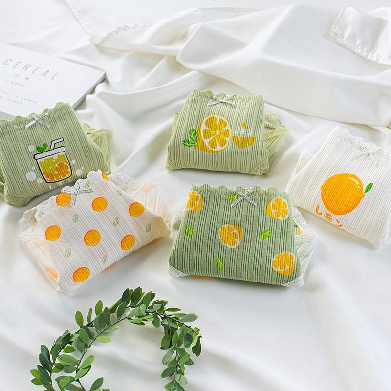 Quần Lót Cotton Co Dãn 4 Chiều Quả Cam Tươi