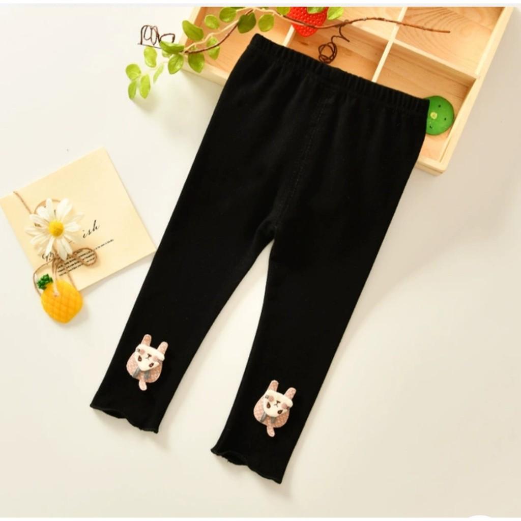  Quần legging thun ôm chất cotton mềm mịn cho bé gái mặc thu đông cực đẹp