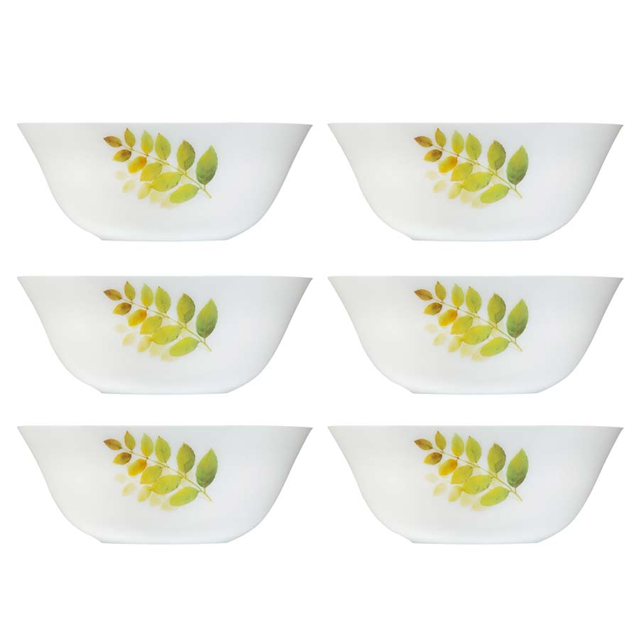 Bộ 6 Chén Cơm Thủy Tinh 120 La Opala Diva Ivory A.S  LAPB120AS