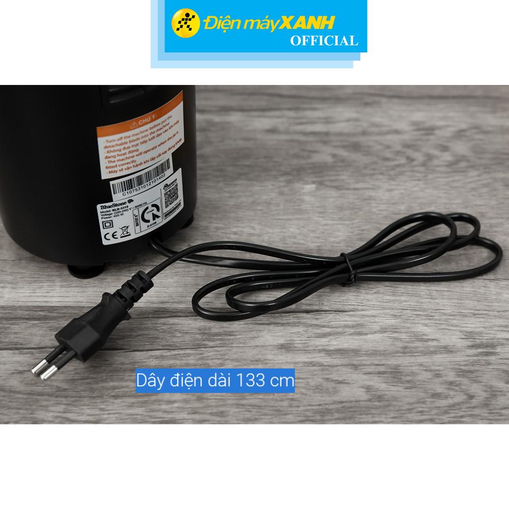 Máy xay sinh tố Bluestone BLB-5310 0.6 lít 450W xay sinh tố, rau củ - Chính hãng BH 24 tháng - Hàng Chính Hãng