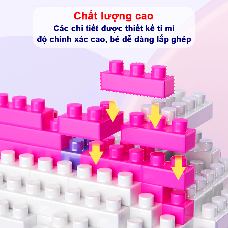 Mô hình lắp ráp họa tiết hoạt hình Baby-S, Đồ chơi mô hình 3D mini đáng yêu dành cho bé – SDC069