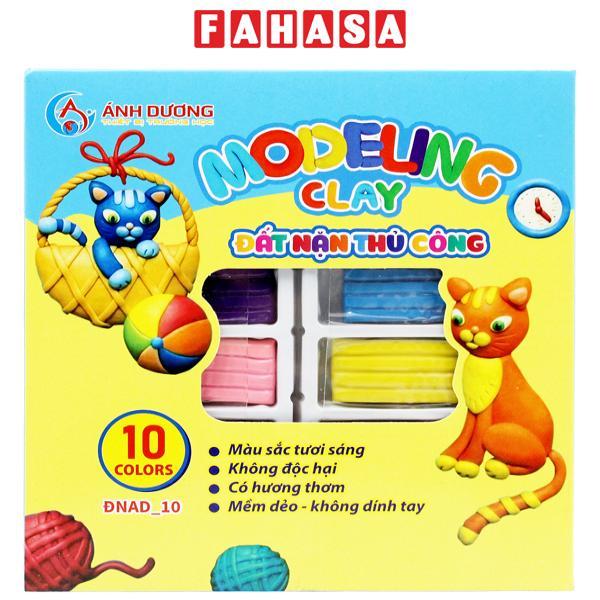 Đồ Chơi Đất Nặn Thủ Công 10 Màu 150g Modeling Clay - Ánh Dương ĐNAD-10