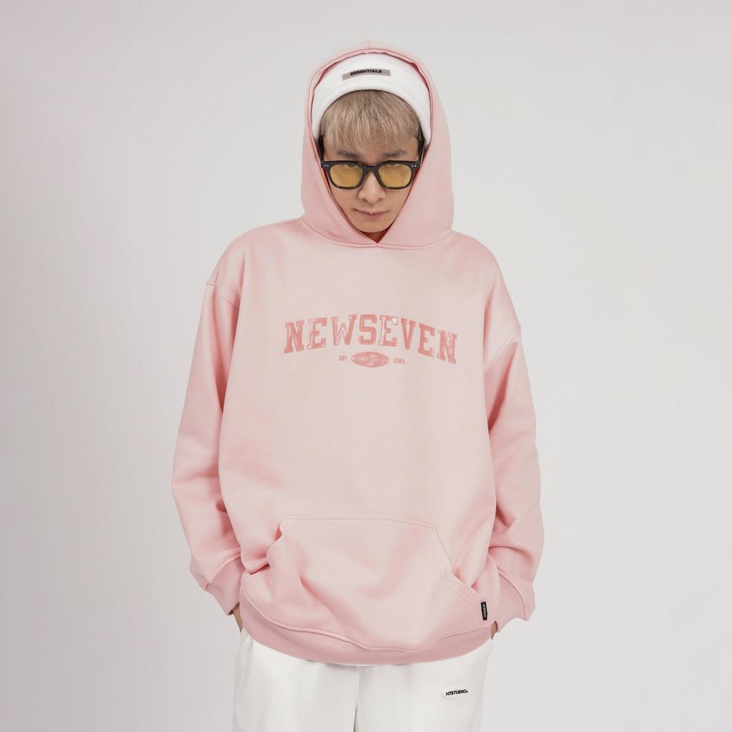 Áo hoodie nỉ bông N7 NEWSEVEN basic nam nữ form rộng thu đông Local Brand
