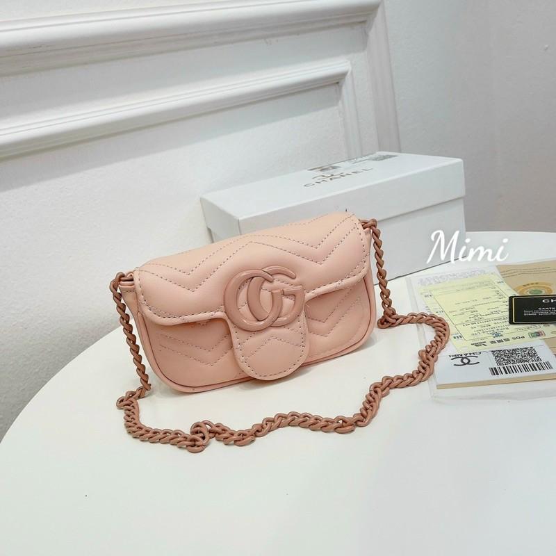 Túi đeo chéo nữ mini dạng ví nhỏ gọn tiện lợi size 18cm