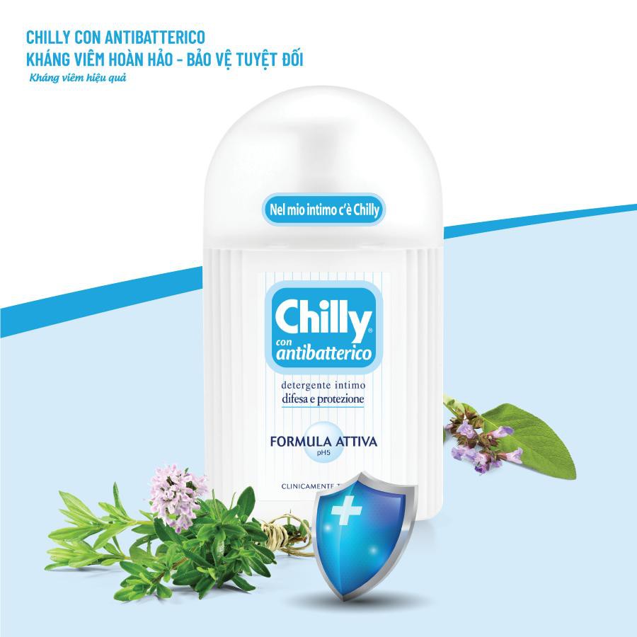 DUNG DỊCH VỆ SINH PHỤ NỮ CHILLY CON ANTIBATTERICO