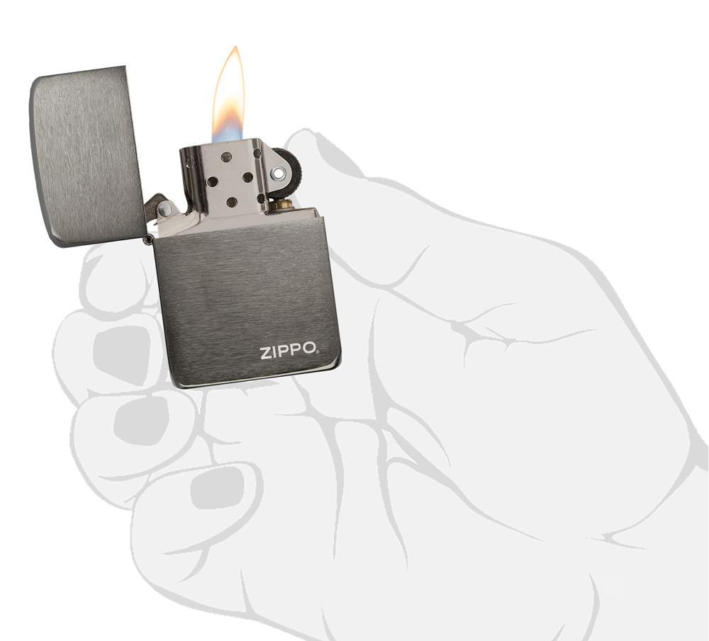 Bật Lửa Zippo Replica 1941 Black Ice with Logo 24485