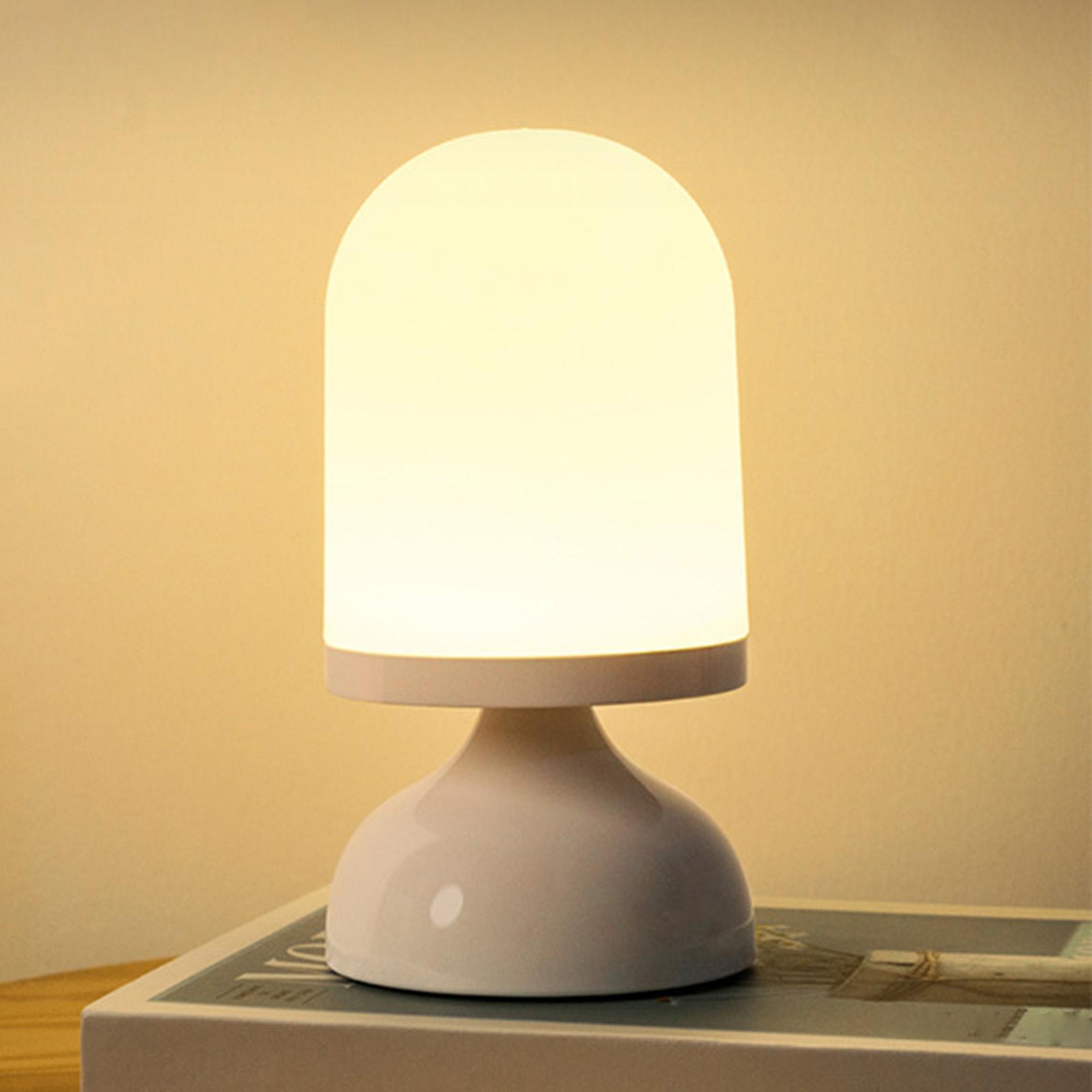 LED Night Light Voice Control Lamp USB Rechargeable Timer for Home
