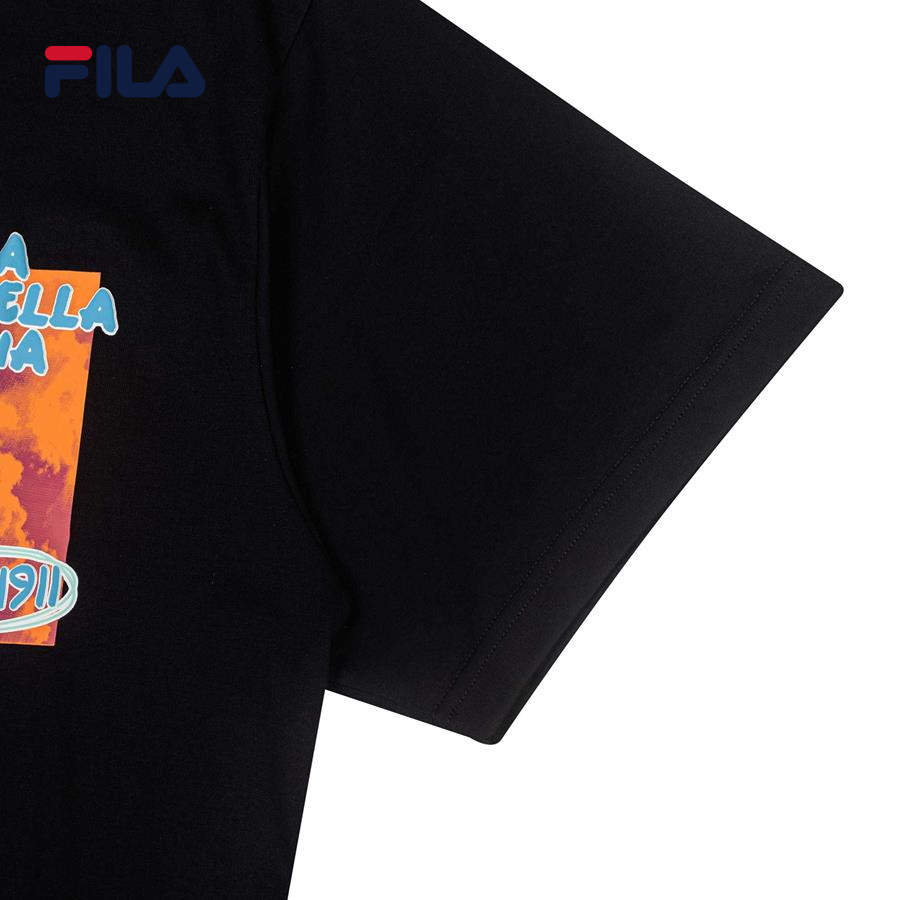 Áo thun tay ngắn thời trang unisex Fila SHORT SLEEVE TEE - FW2RSE4044X-BLK