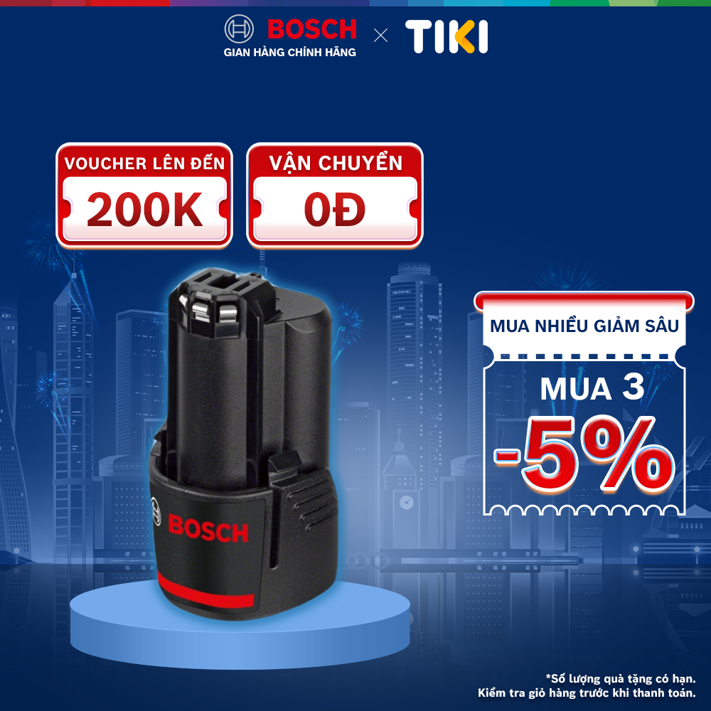 Pin Bosch (18V 2.0Ah LI-ION)