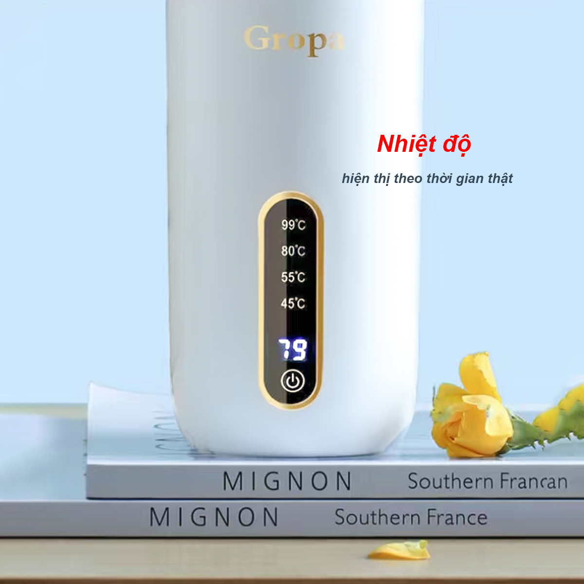 Bình đun nước siêu tốc mini du lịch đa năng 400ml tự ngắt khi sôi