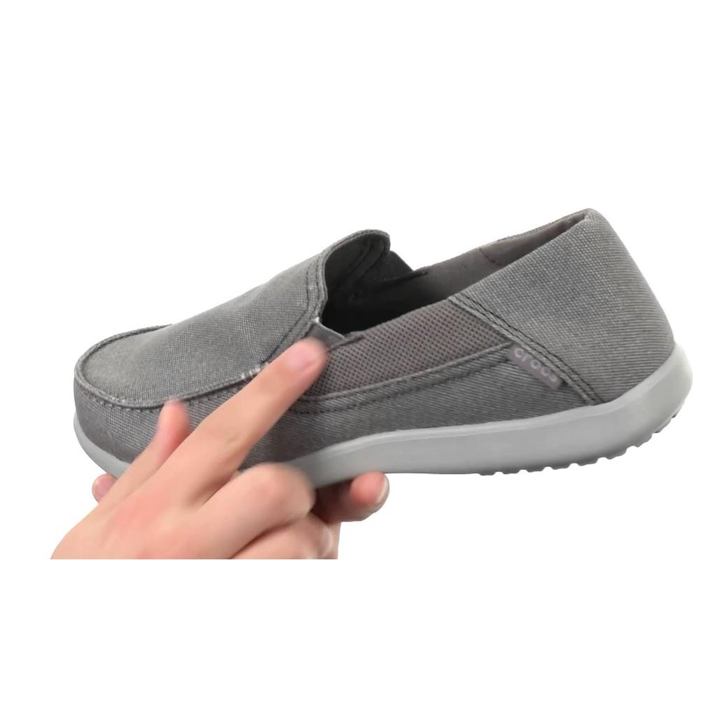 Giày lười chống hôi chân -Croslite-Santa-Cruz-II cho nam màu xám