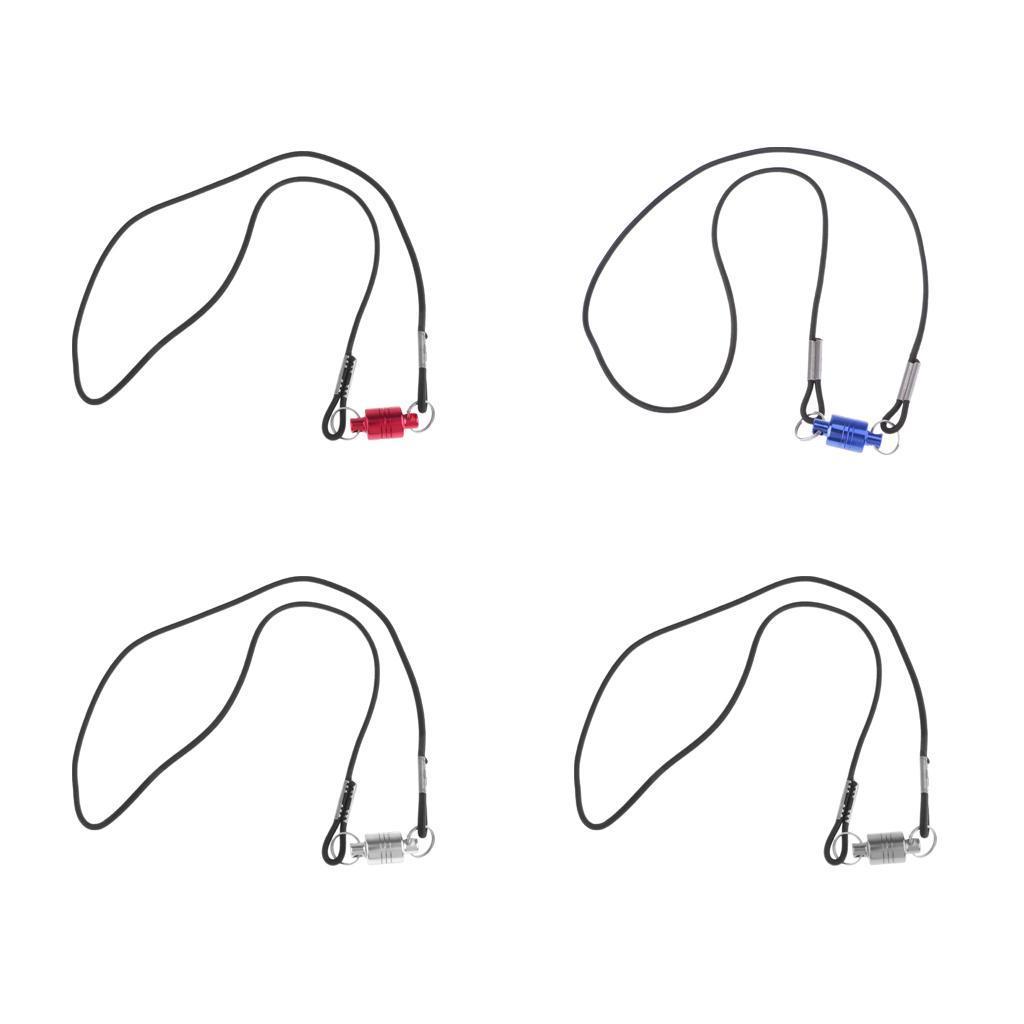 Magnetic Net Release Holder Keeper with Lanyard for Fly Fishing