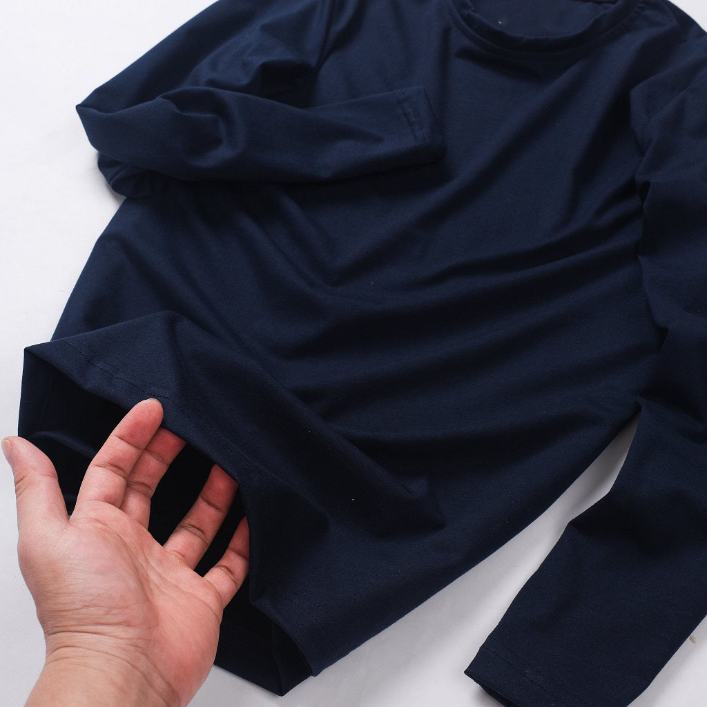 Áo thun nam tay dài mặc thu đông giữ nhiệt chất cotton, áo giữ nhiệt nam co giãn, 5 màu lựa chọn, size áo từ 40-80kg, không bị bai xù khi giặt máy