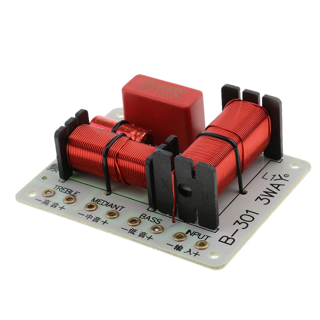 B-301 Treble Bass 3 Way Frequency Divider Audio Crossover Filters Board