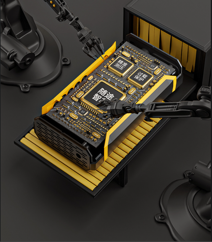 Bơm Lốp Ô Tô, Xe Hơi Bơm Di Động Tự Ngắt