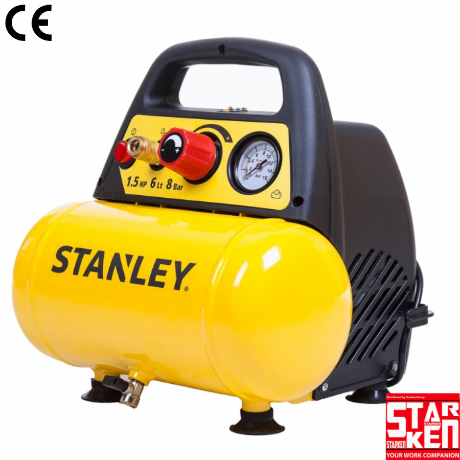 Máy nén khí không dầu 6L Stanley USA DN200/8/6