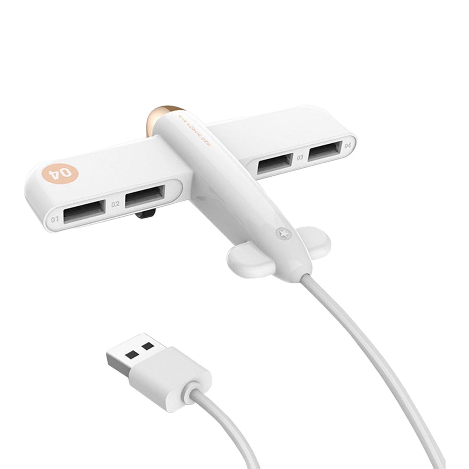 USB Hub Splitter Multiport USB for Laptop PC Portable for Home Travel Office