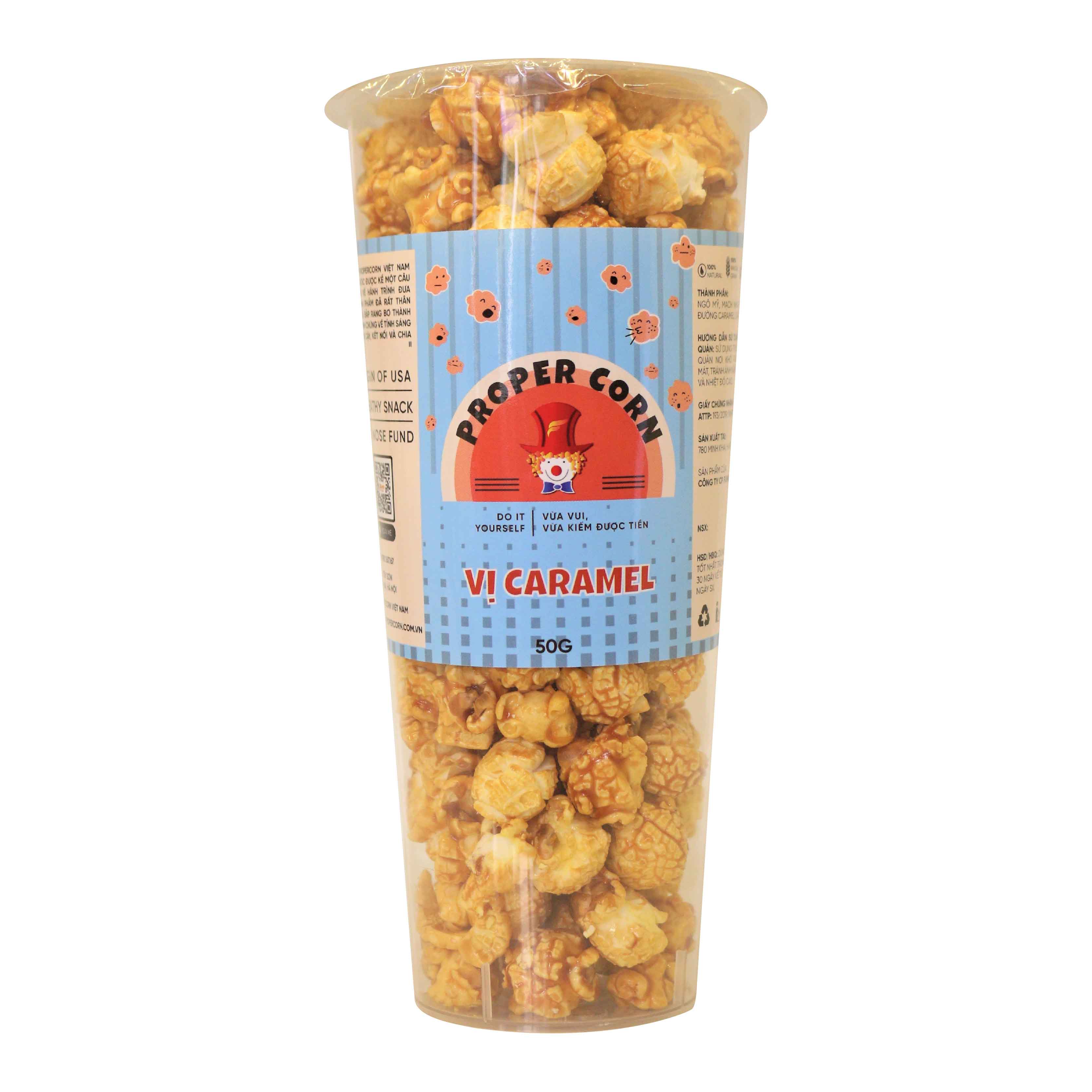 5 HỘP BẮP RANG BƠ CARAMEL PROPER CORN