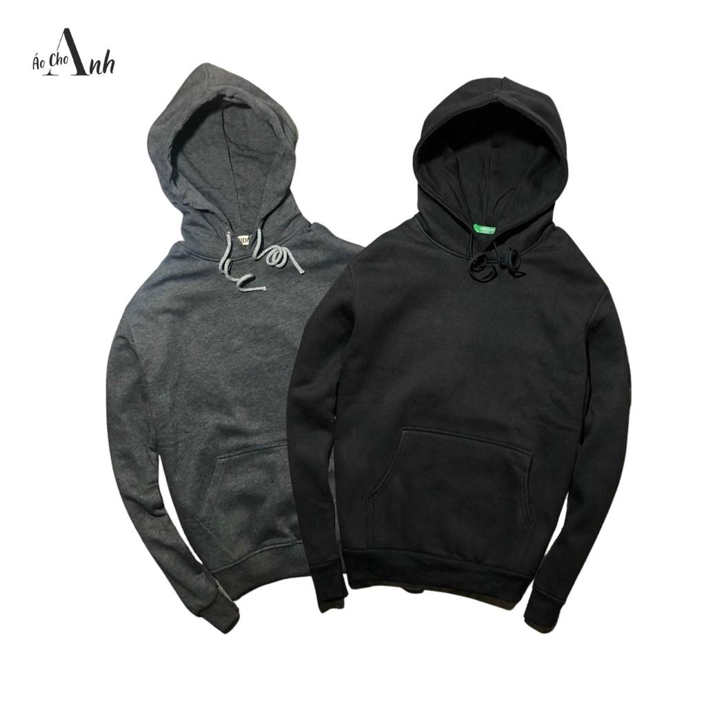 Áo khoác nỉ nam vải nỉ cotton xuất cực mịn Áo HOODIE nam chống nắng FULL SIZE - AK011