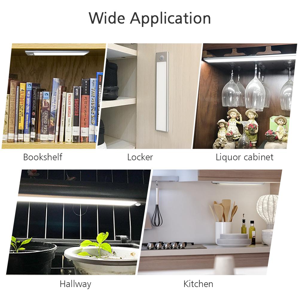 Đèn Led Cảm Biến Chuyển Động Không Dây Gắn Tủ Quần Áo