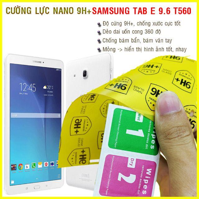 Dán cường lực dẻo nano dành cho Samsung Tab E 9.6 inch T560