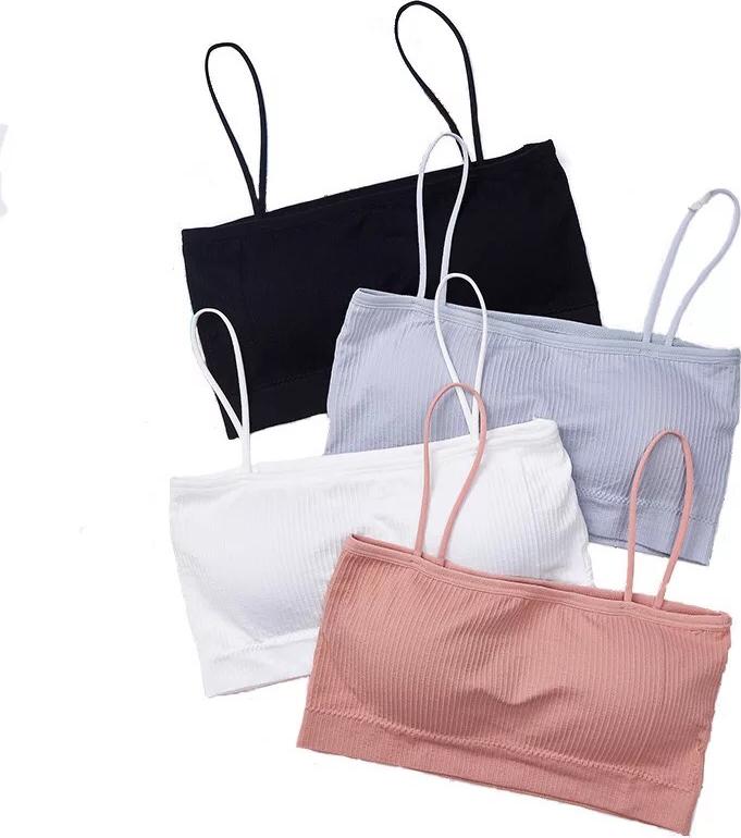 Áo Bra Quây Có Dây Gân Tăm Cotton Mềm Mại BR16