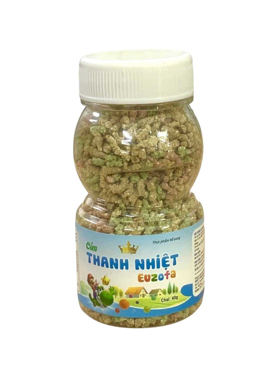 Cốm thanh nhiệt EUZOFA, lọ 40 gam