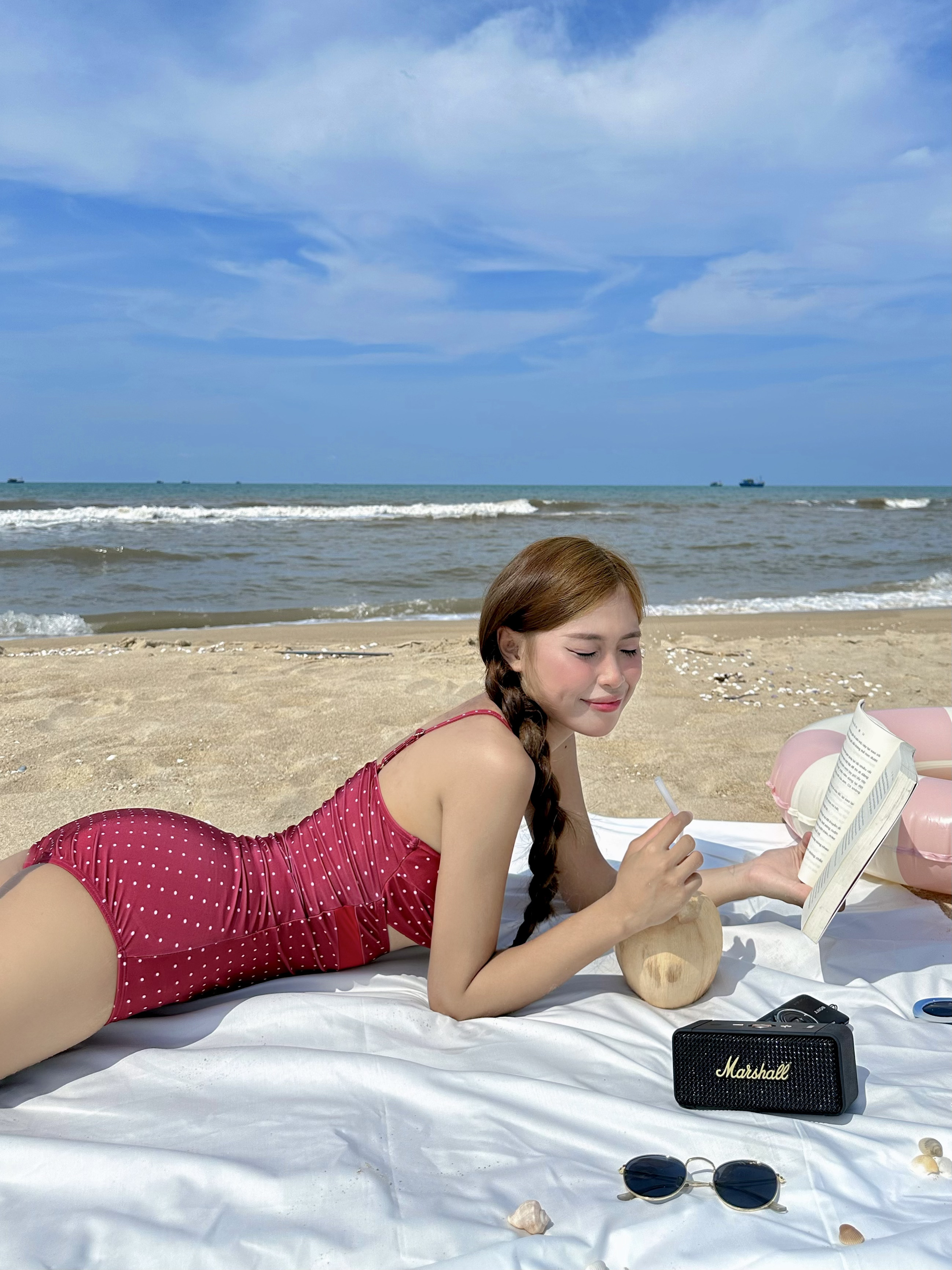 Circle Sassy đồ bơi liền thân monokini SOBIE