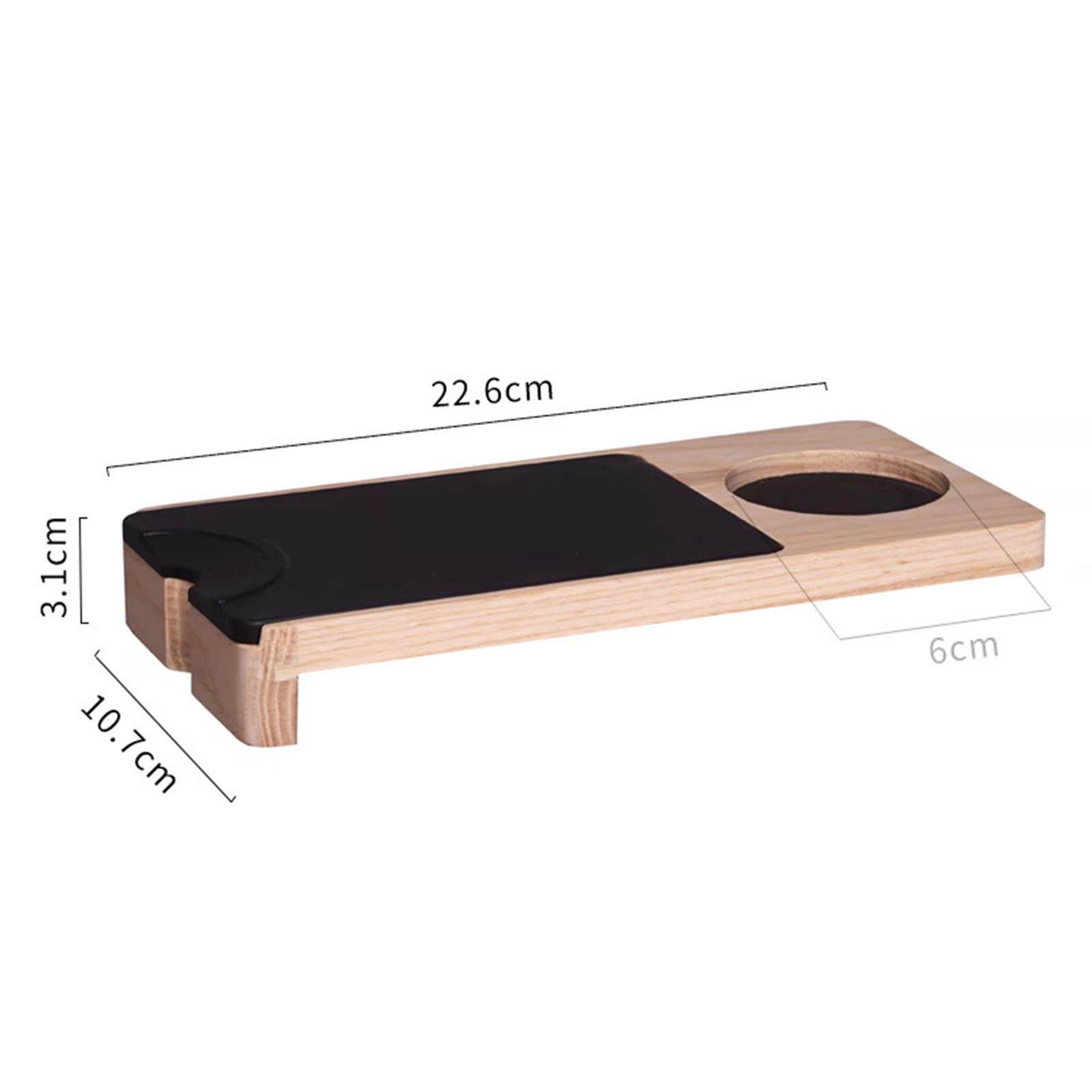 Wooden Coffee Tamp Mat for Espresso Machine 58mm Portafilter Accessories