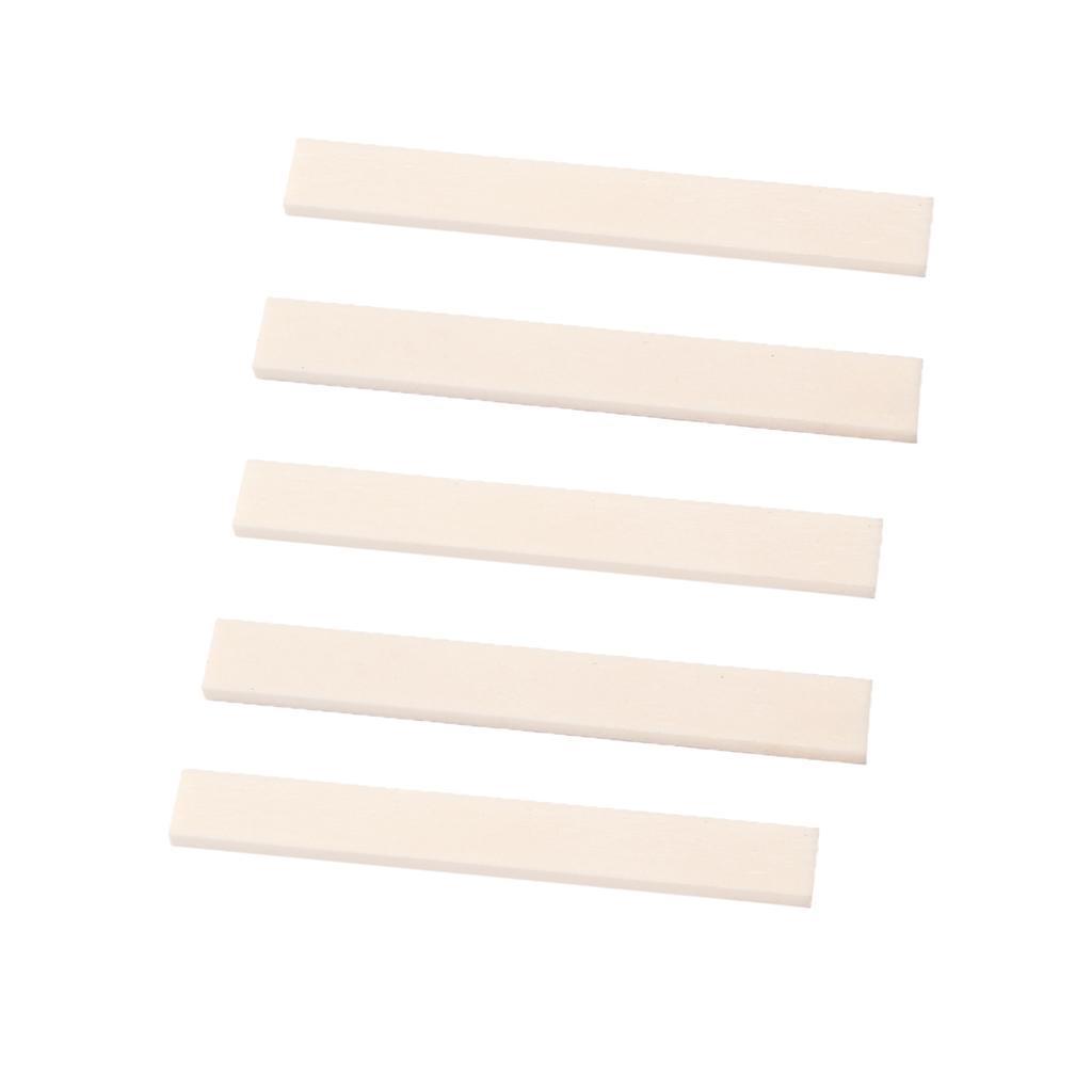 Sunnimix 5 Miếng Vintage Xương Trâu Cầu Yên Xe Trống Cho Đàn Acoustic Dân Gian Đàn Guitar