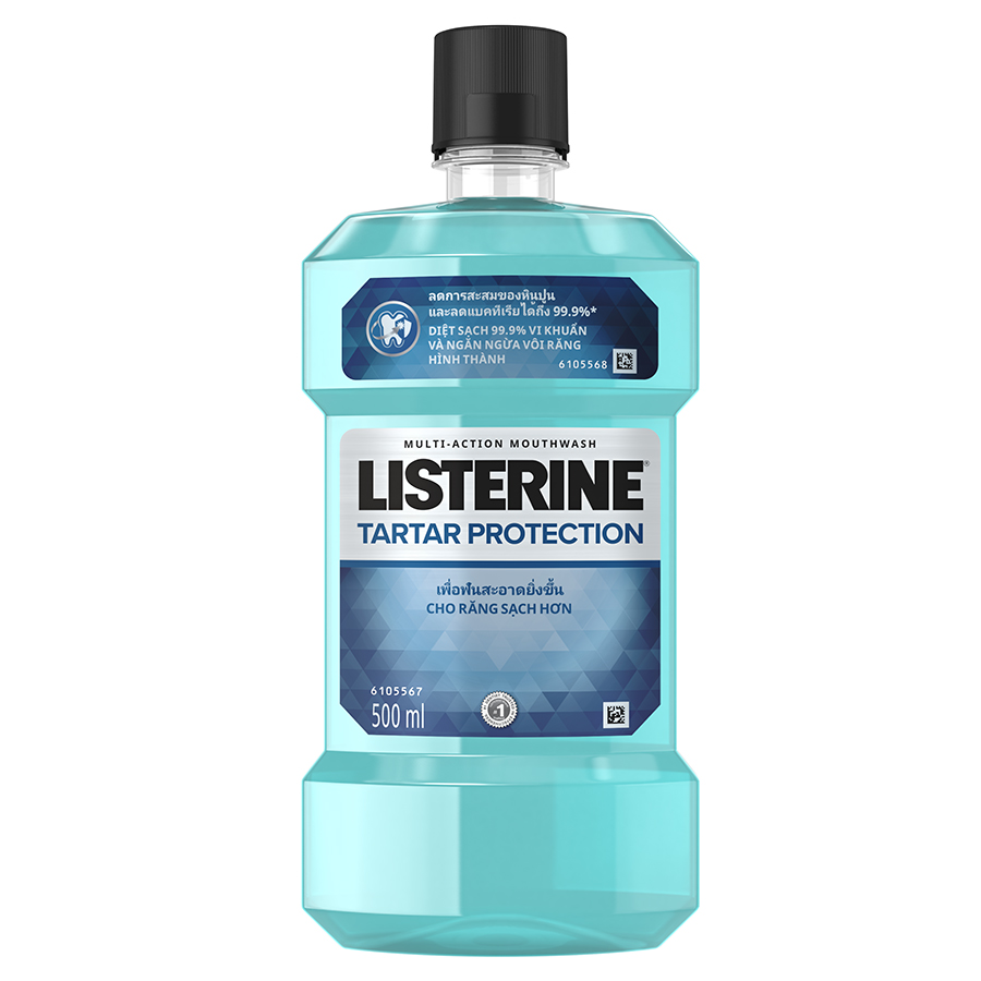 Nước Súc Miệng Ngăn Ngừa Vôi Răng Listerine Tartar Protection (500ml) - 8850007811671