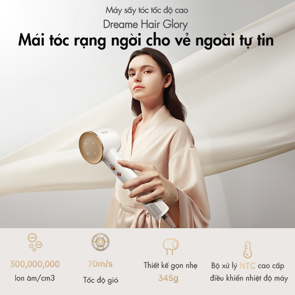 Máy sấy tóc Dreame Glory Standard - Hàng chính hãng