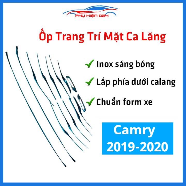 Ốp trang trí mặt ca lăng, calang Camry 2019-2020 ốp phía dưới trang trí làm đẹp xe