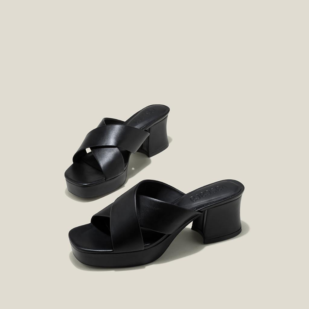 Vascara Guốc Mules Platform - GNN 0205