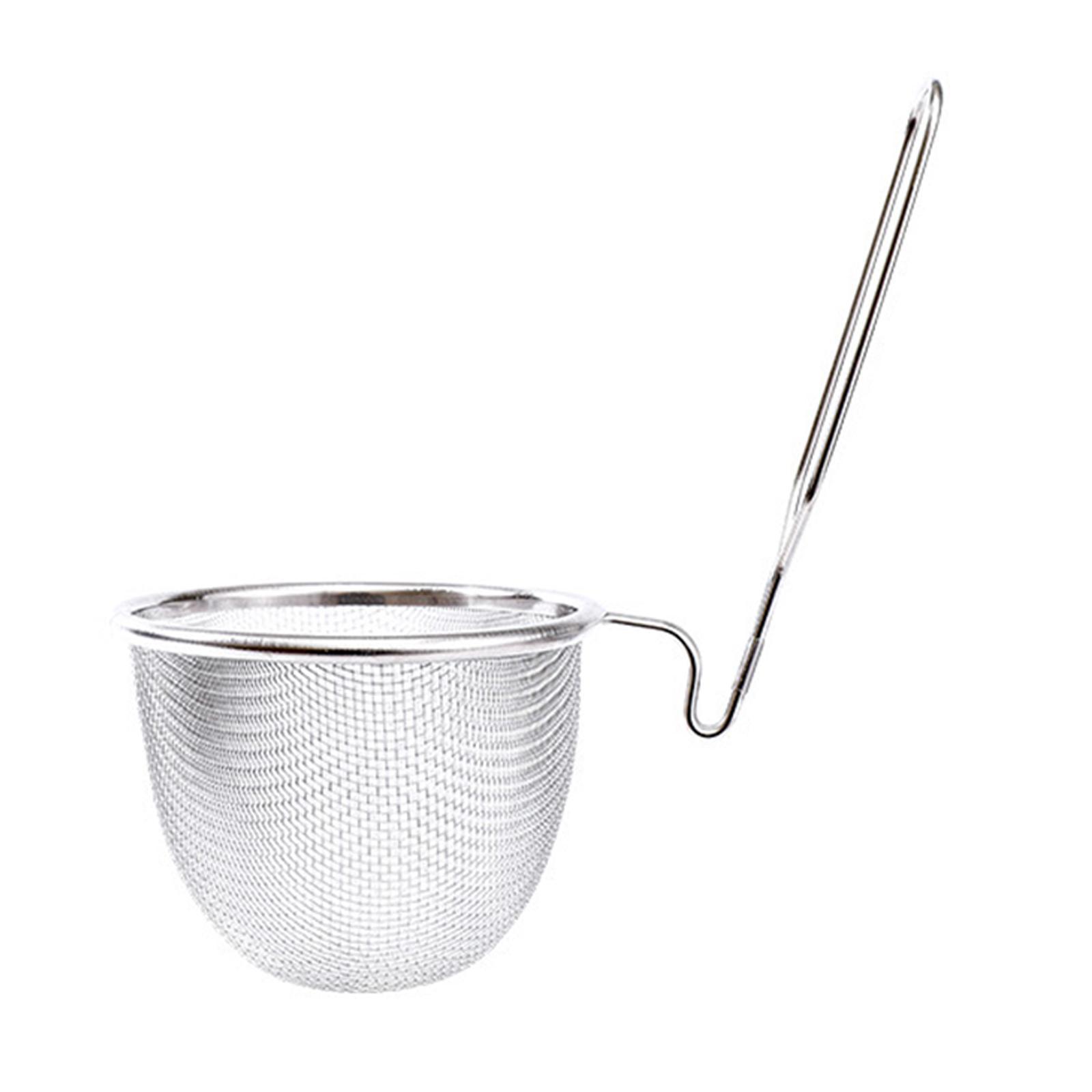 Mesh Spider Strainer Solid Stainless Mesh Spider Strainer for Spoon Kitchen
