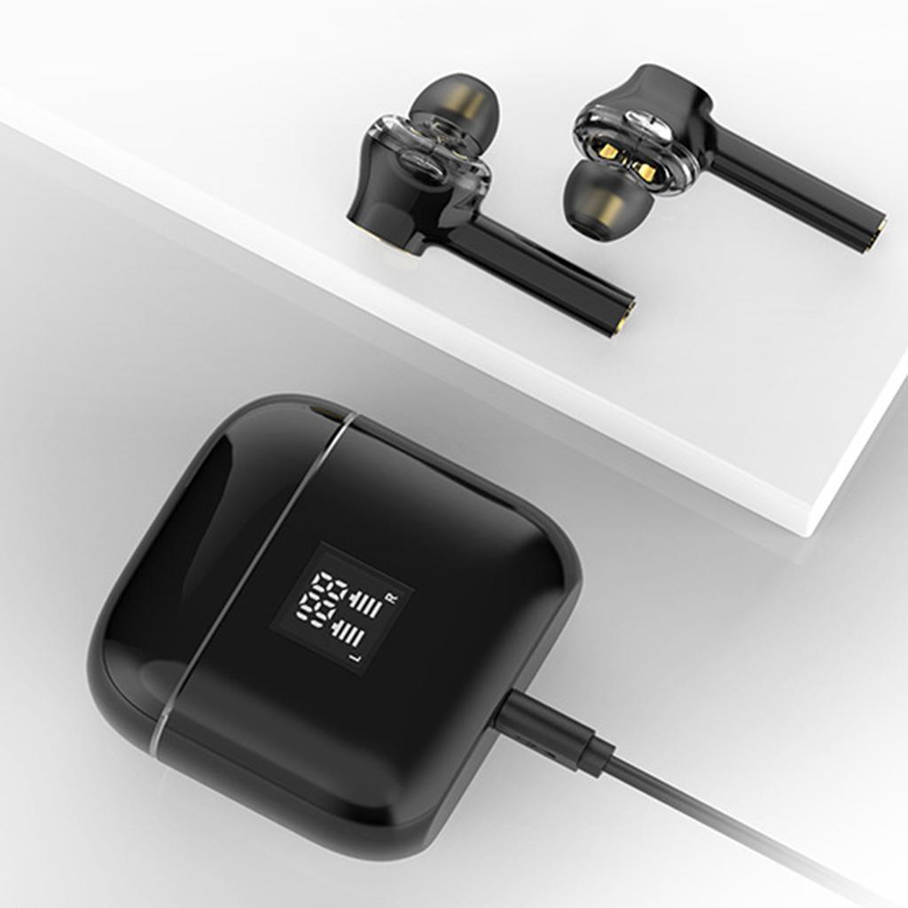 Bluetooth Earbuds Earphones Headsets Charging Case Deep Bass