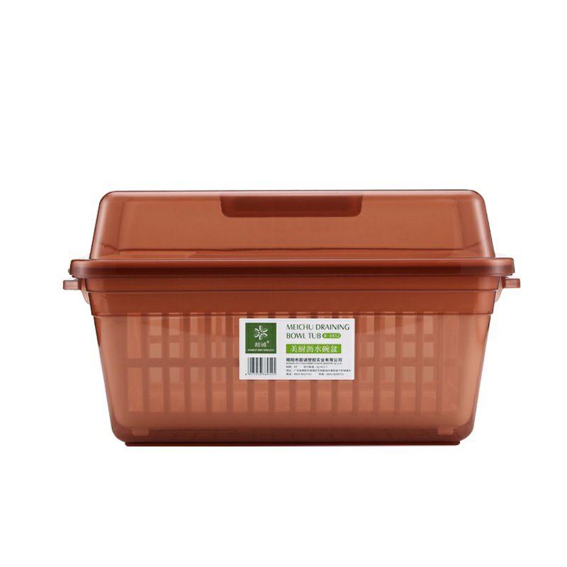 Rổ úp bát đĩa có nắp đậy 3 trong 1